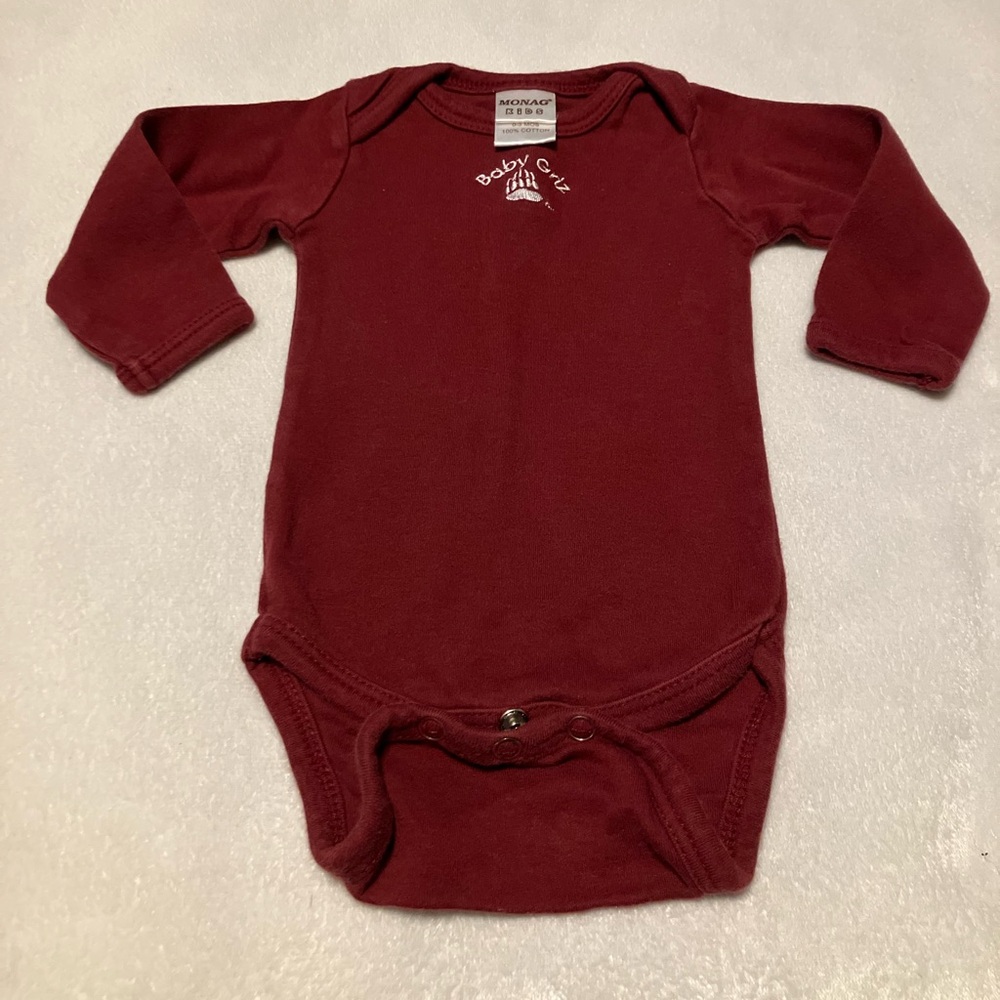 Montana Grizzlies Burgundy Long Sleeve Bodysuit